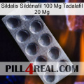 Sildalis Sildénafil 100 Mg Tadalafil 20 Mg 30